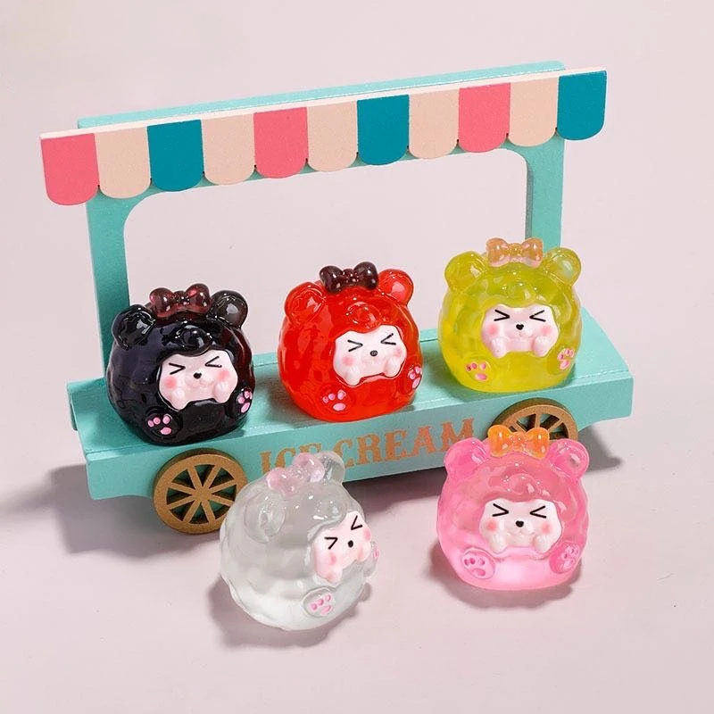 【直播拆】（对对碰+许愿）夜光蝴蝶结团子diy可爱创意摆件饰品钥匙扣