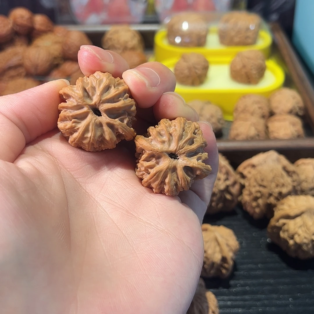 文玩核桃把件小苹果 34尺