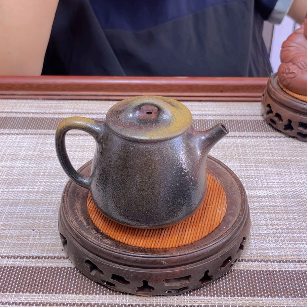 茶壶紫砂宜兴紫砂底槽清柴烧200cc