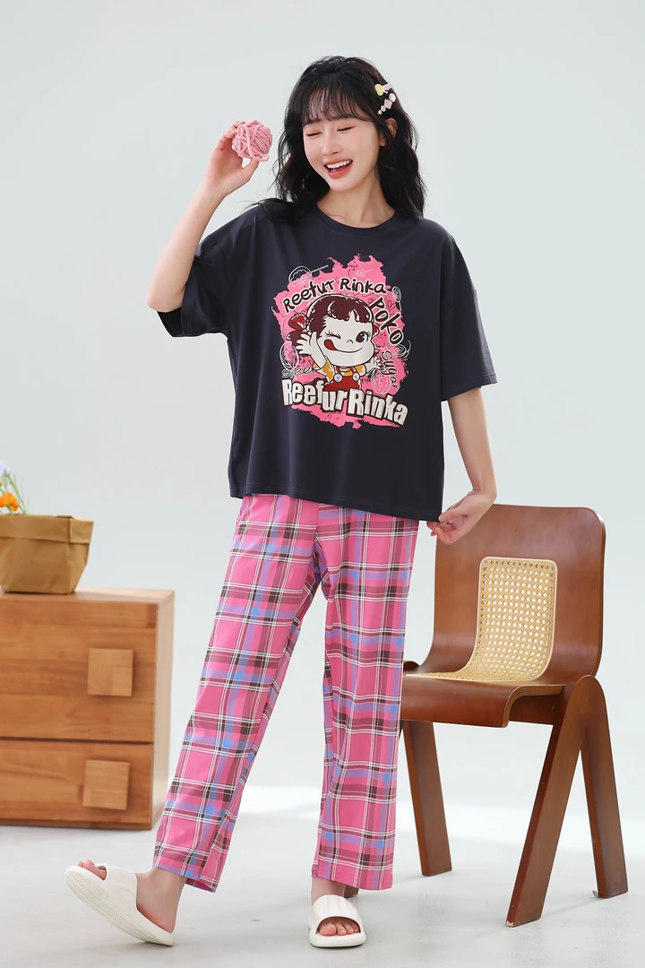 （901-999）2025夏季新款短袖睡衣时尚休闲女款