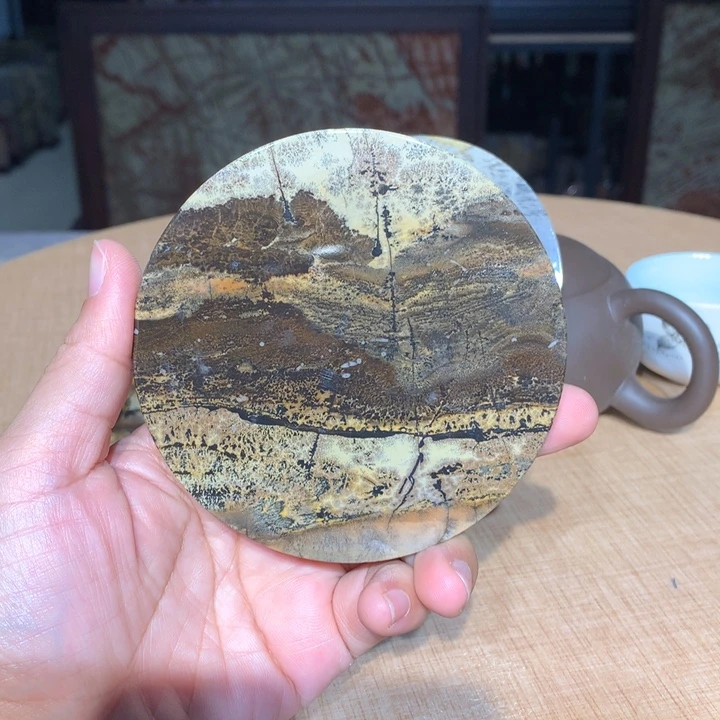 。广西国画石摆件，收藏观赏