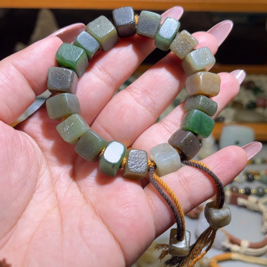 和田玉未镶嵌手链