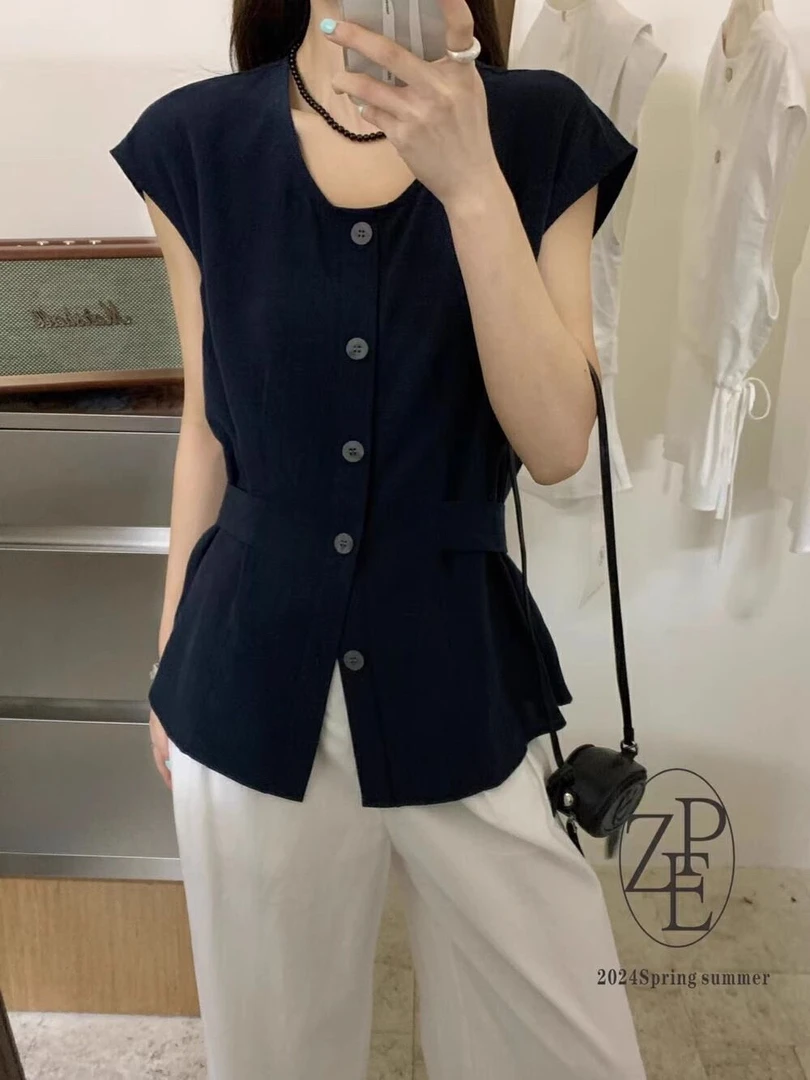 大码气质甜美风复古方领短袖衬衫女胖MM宽松显瘦遮肚薄款百搭夏季