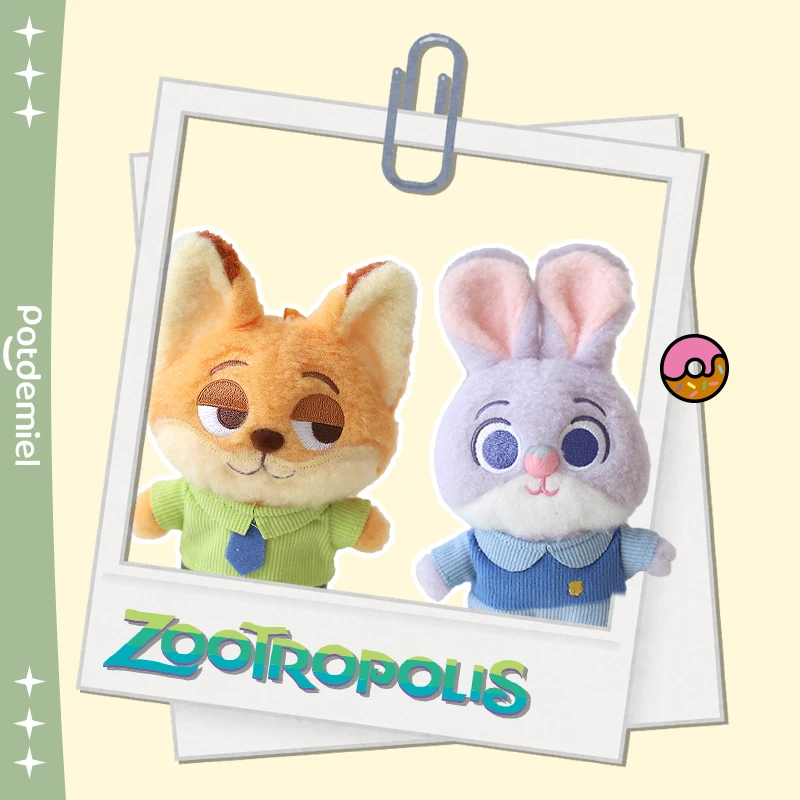 【potdemiel】迪士尼正版疯狂动物城系列朱迪尼克豹警官挂件