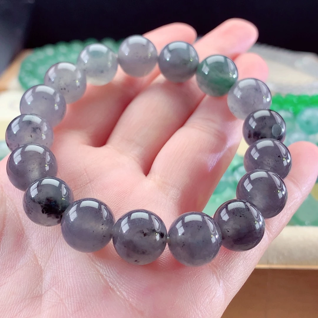 翡翠手链未镶嵌乌鸡