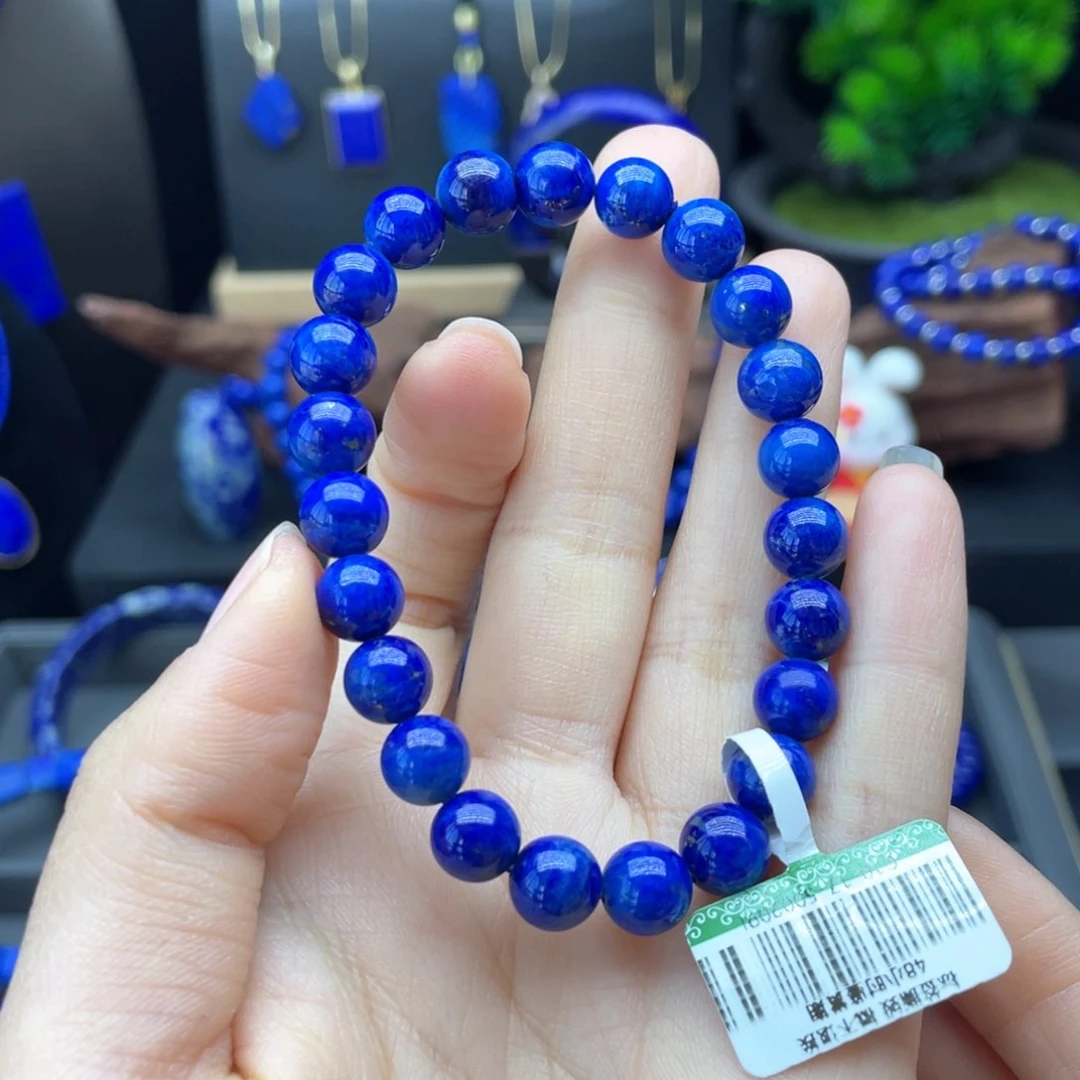 未镶嵌青金石手链8mm玉化料