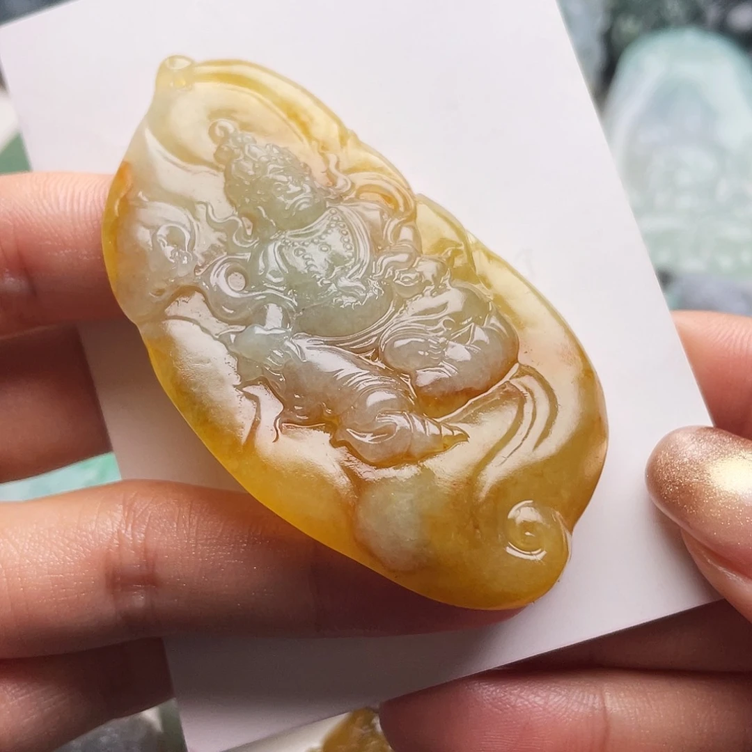 未镶嵌定制翡翠新***神天然