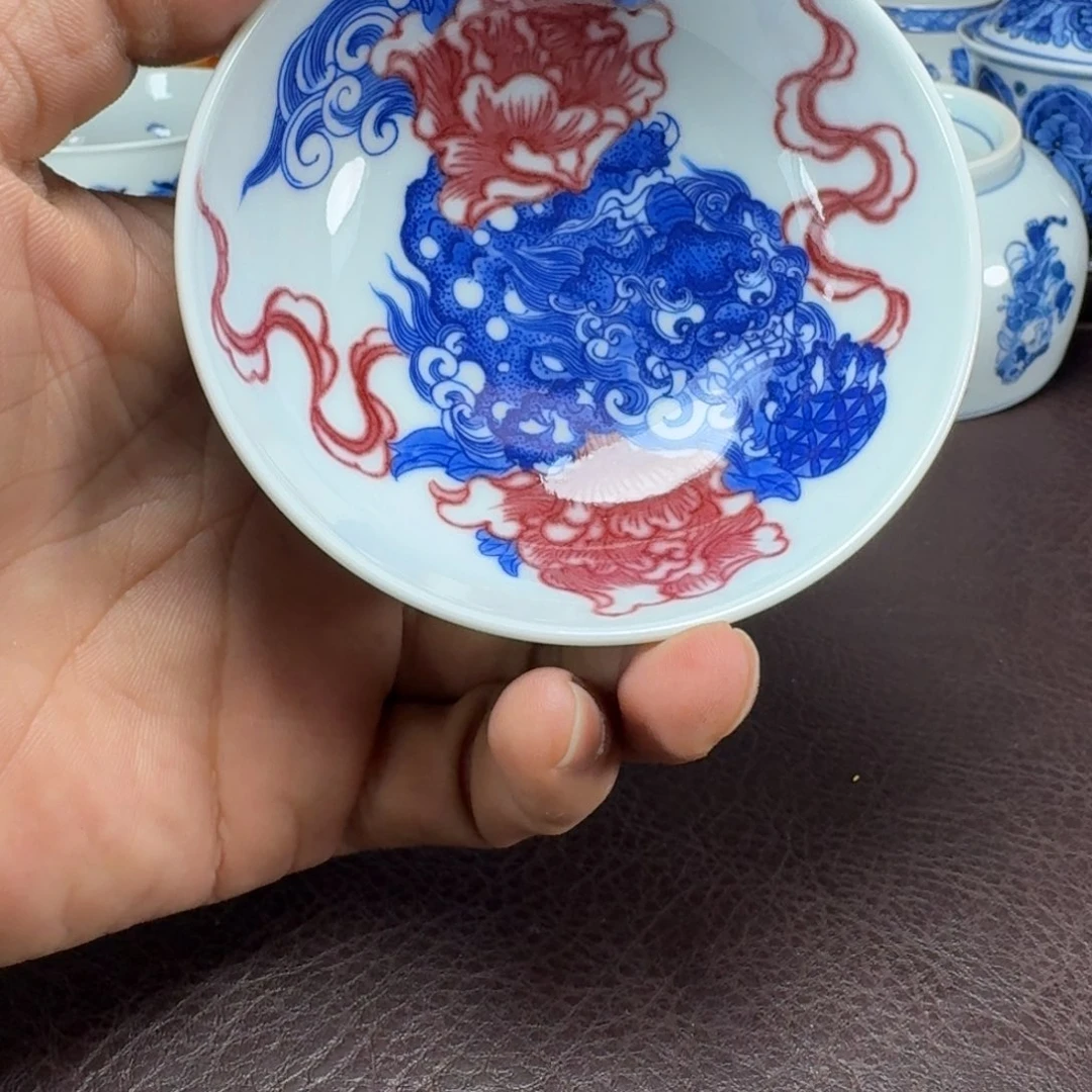 T***g瓷片当代景德镇陶瓷手绘茶具