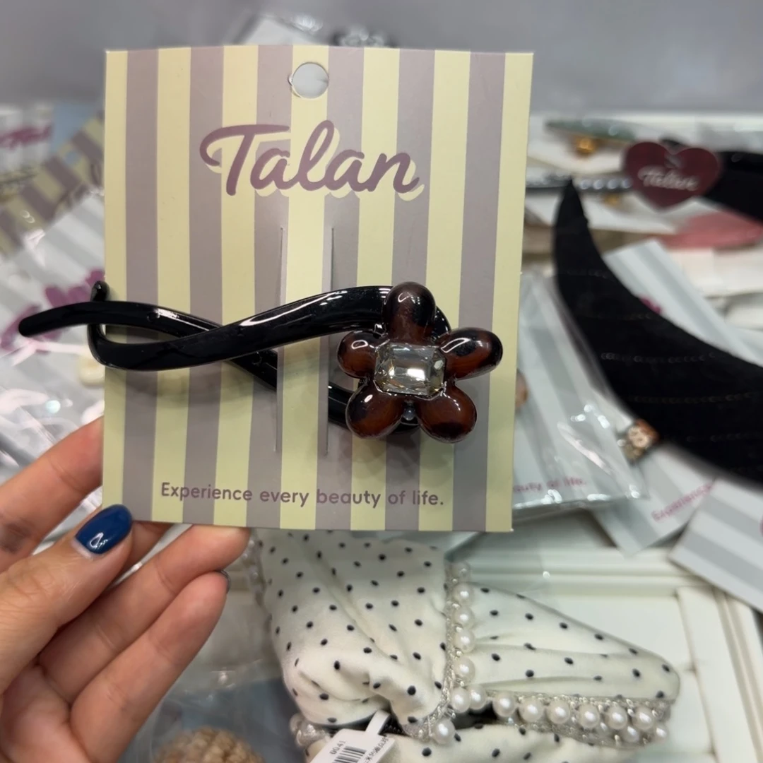 浮***圻布艺非金属花花扭扭夹