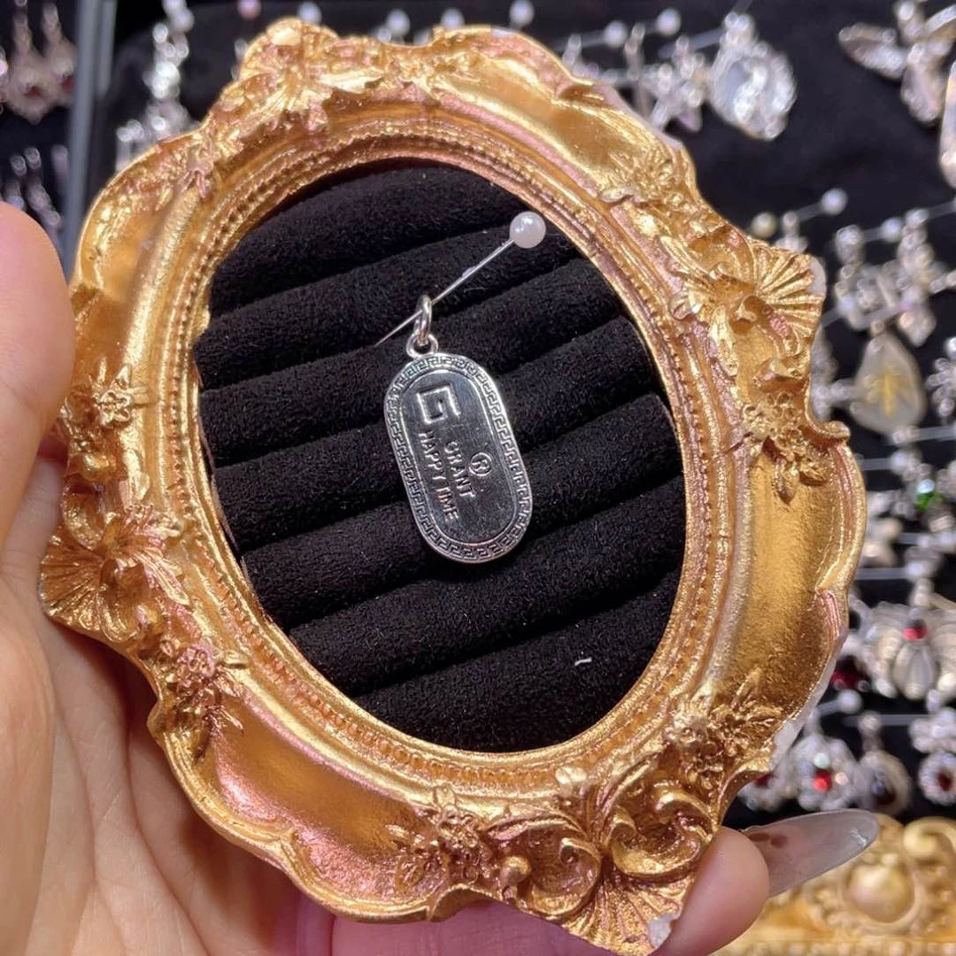 925银无快乐时间吊坠