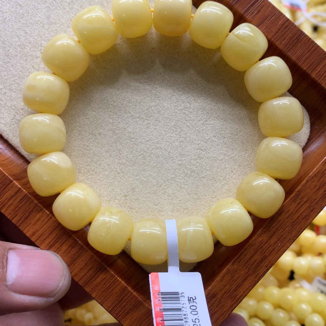 蜜蜡手链未镶嵌偶****⁷蜜蜡