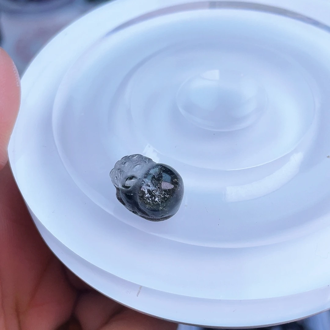 水晶单珠打孔不退不换未镶嵌