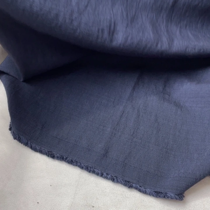 藏青棉麻2.5米。