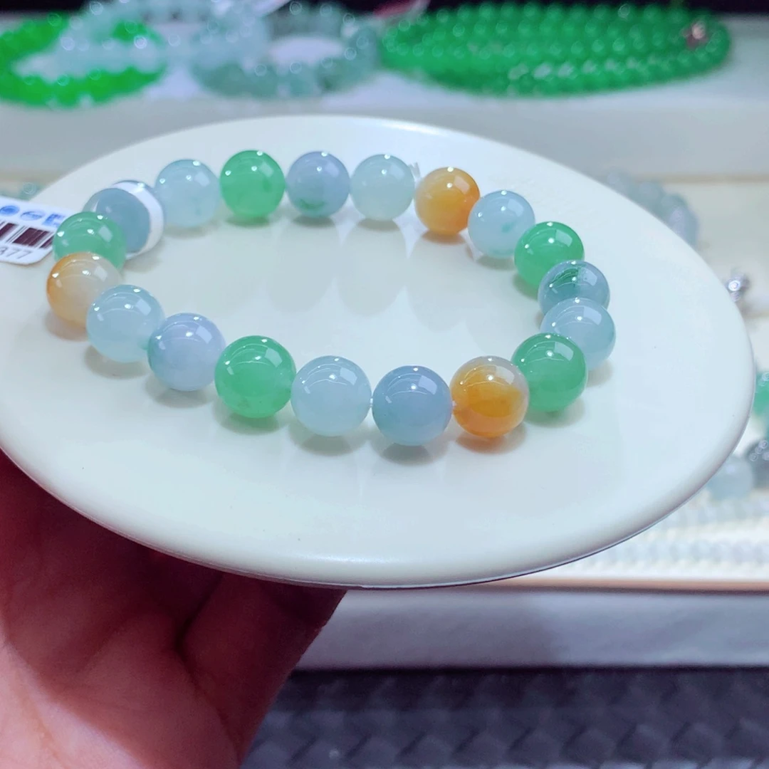 未镶嵌手串翡翠卡10