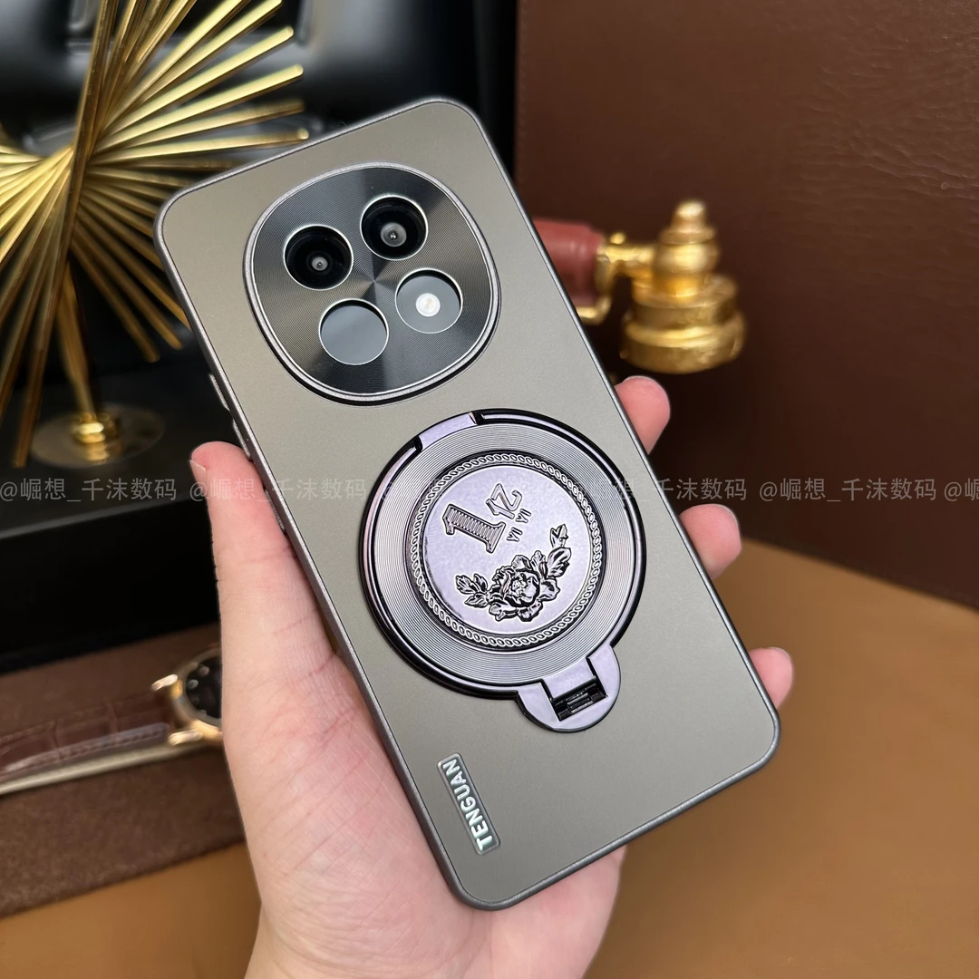 【一亿旋转支架】适用OPPOA5Pro手机壳防摔散热高级感流光磨砂