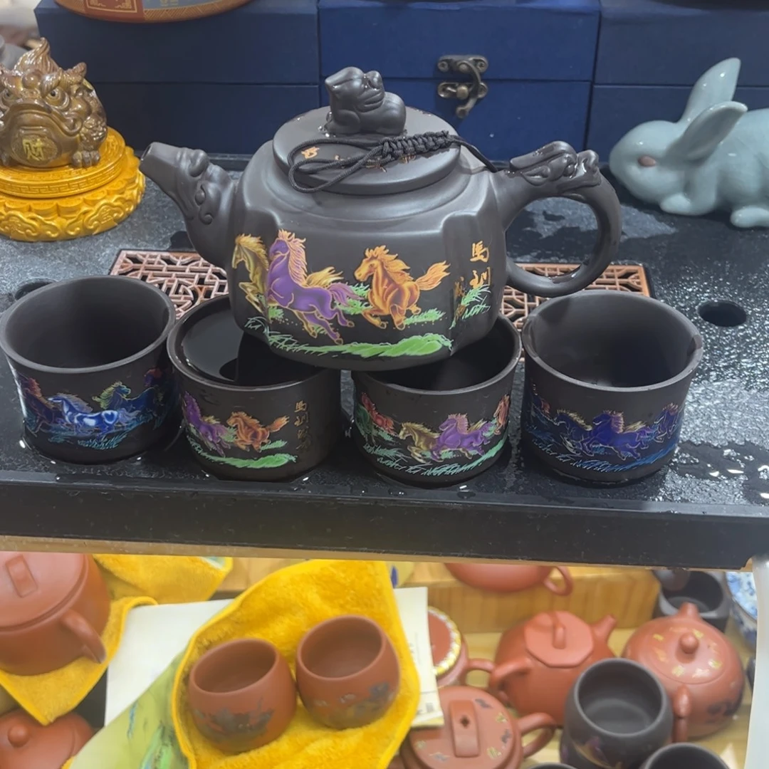 茶杯紫砂紫砂壶一壶4杯