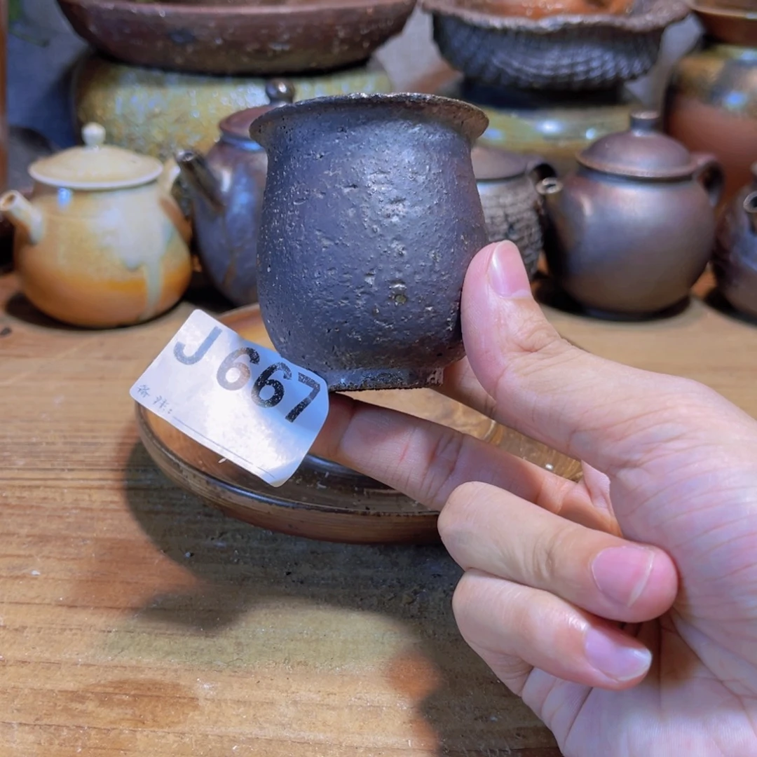 纯手工制作工艺（柴烧）裸烧纯手工制作柴烧667