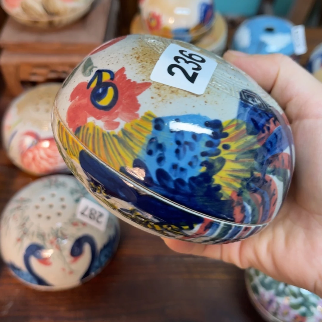 *****壶素浅陶瓷手工手绘