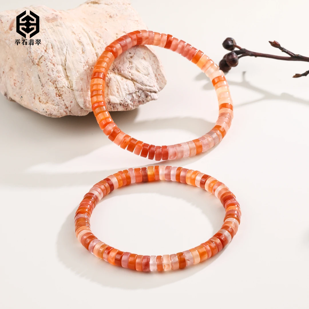 【举石臻品】TH0724-5062-30南红玛瑙手串（一件/多样性发）Q