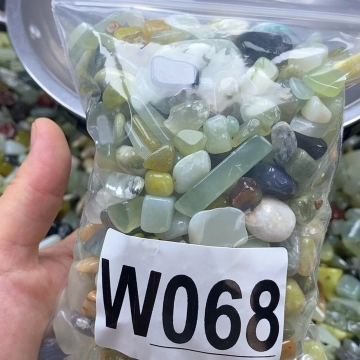 蛇纹石玉未镶嵌鱼缸石