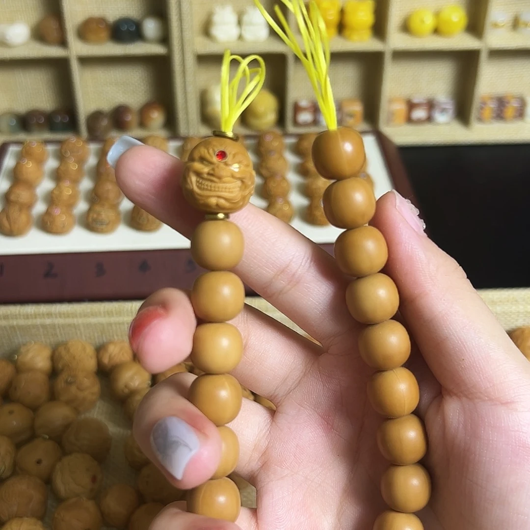 吊坠猴头核桃大老型➕镶嵌单颗恶僧系列