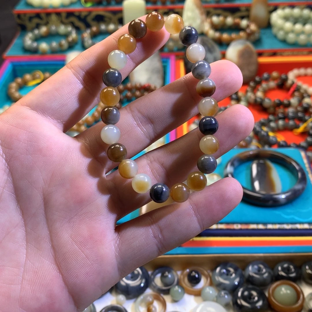 和田玉（糖玉）未镶嵌手链