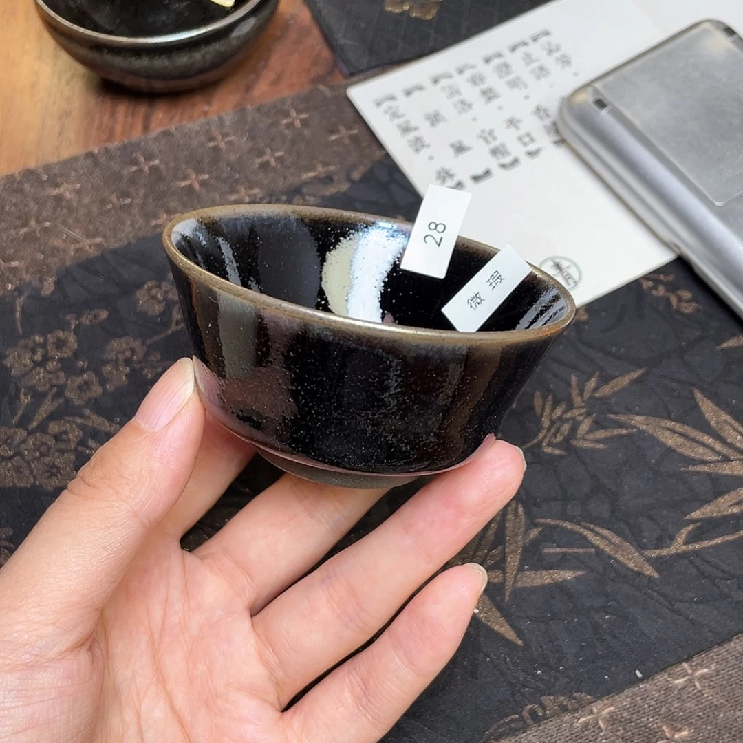 茶盏28 福临号建盏柴烧微瑕