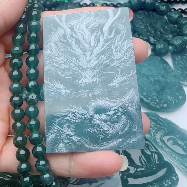 翡翠未镶嵌颈饰多样性发货天然A货翡翠