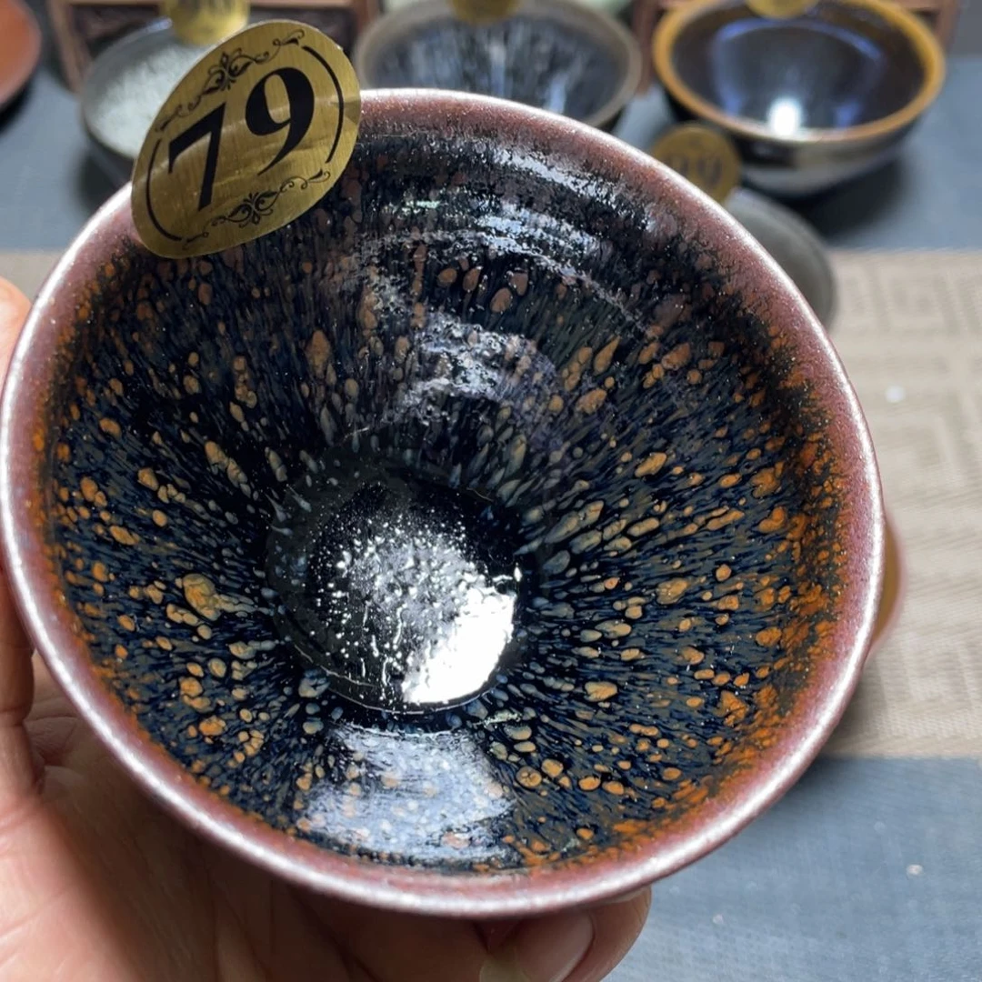 【闪购商品】茶盏柴烧建盏主人杯