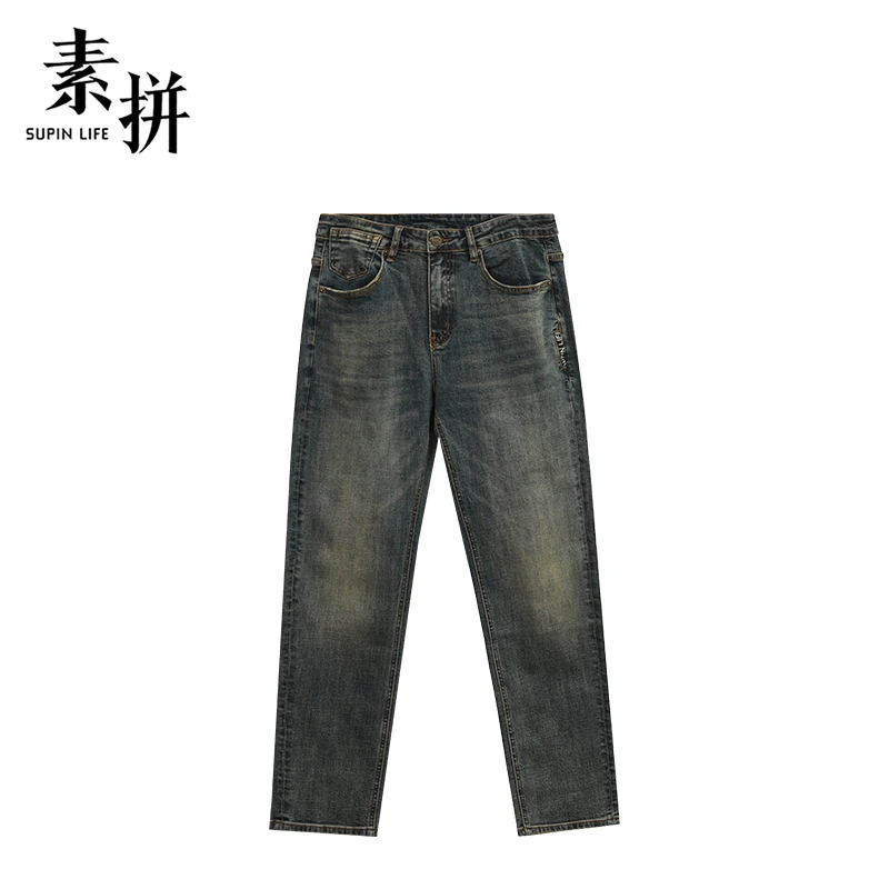 素拼牛仔裤SPBZK435056AM