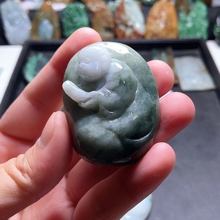 翡翠未镶嵌颈饰翡翠a货