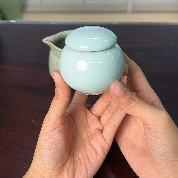 龙泉云间青瓷小米茶器