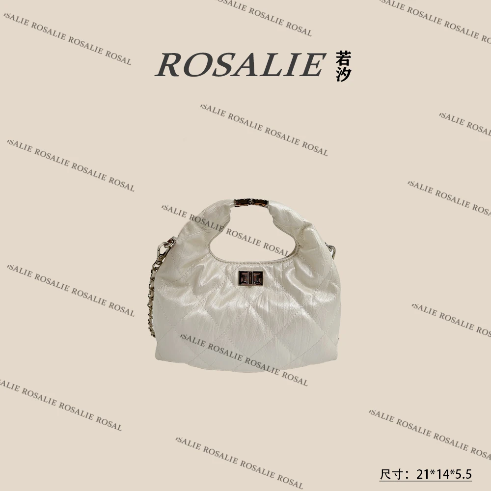 【若汐Rosalie】ZT-D7173-珍珠白轻奢时尚气质百搭女士包包