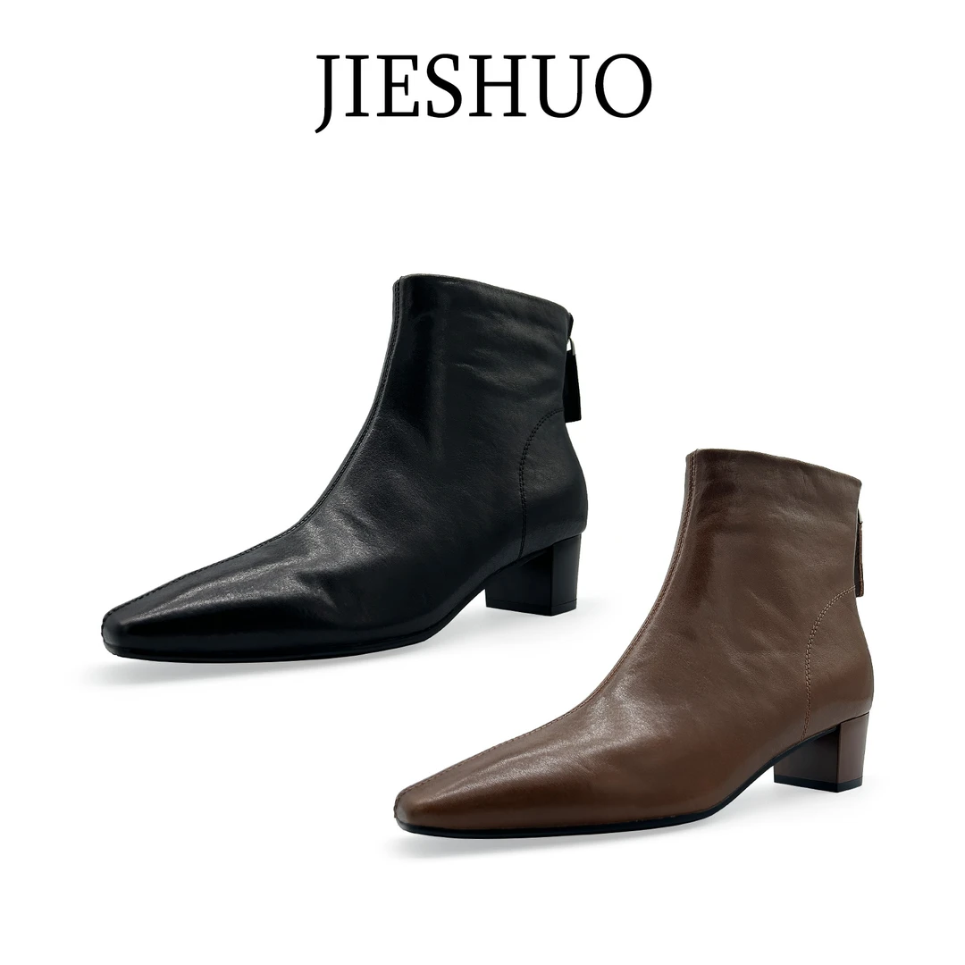 【潘文青专属】香港JIESHUO潮流短靴JO1203