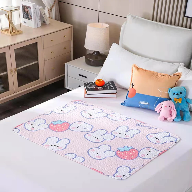 双面可洗姨妈垫婴儿卡通床垫学生宿舍例假防侧漏专用月经垫透气垫