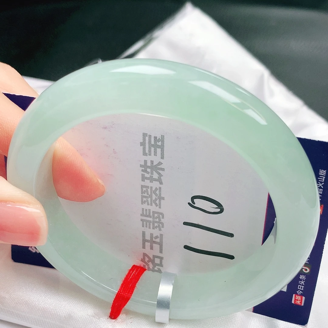 翡翠未镶嵌手镯缅甸天然a货翡翠手镯