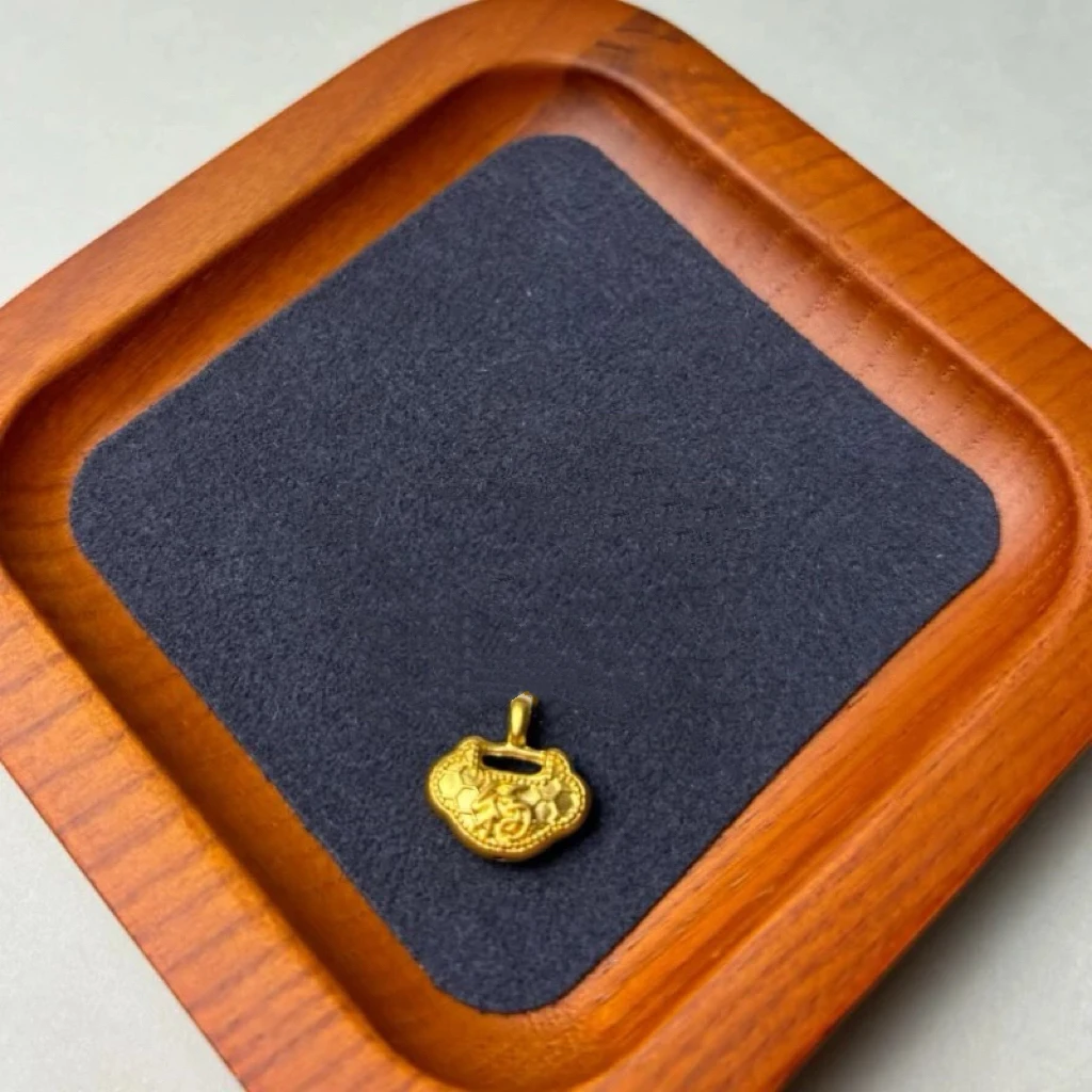 米来金铺足金福锁WH1117