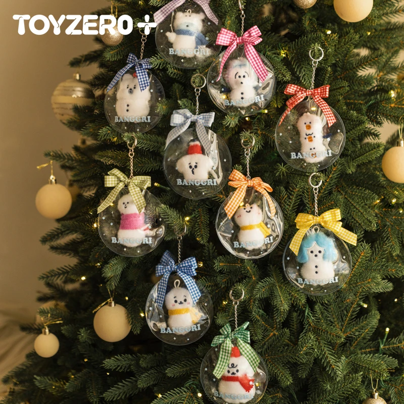 BANGGR冬日周边系列雪人毛绒挂件