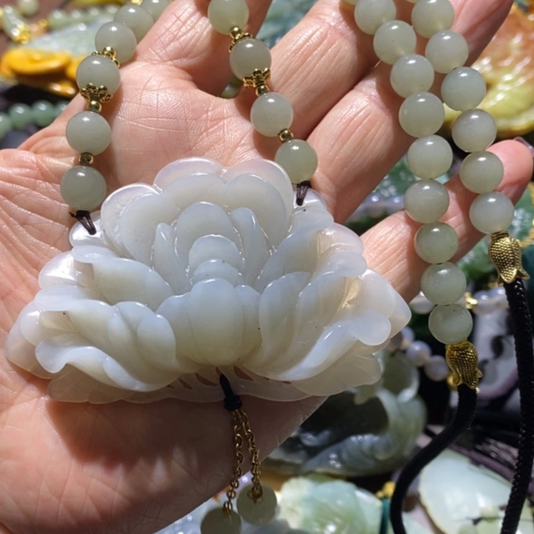 【闪购商品】岫玉毛衣链未镶嵌