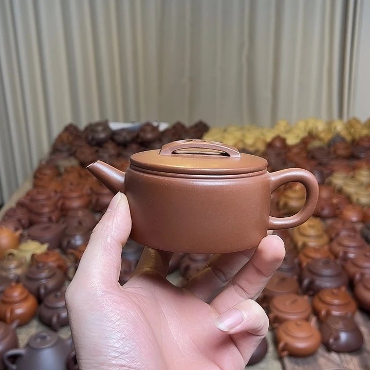 ╲***步茶壶紫砂lhb紫泥汉瓦