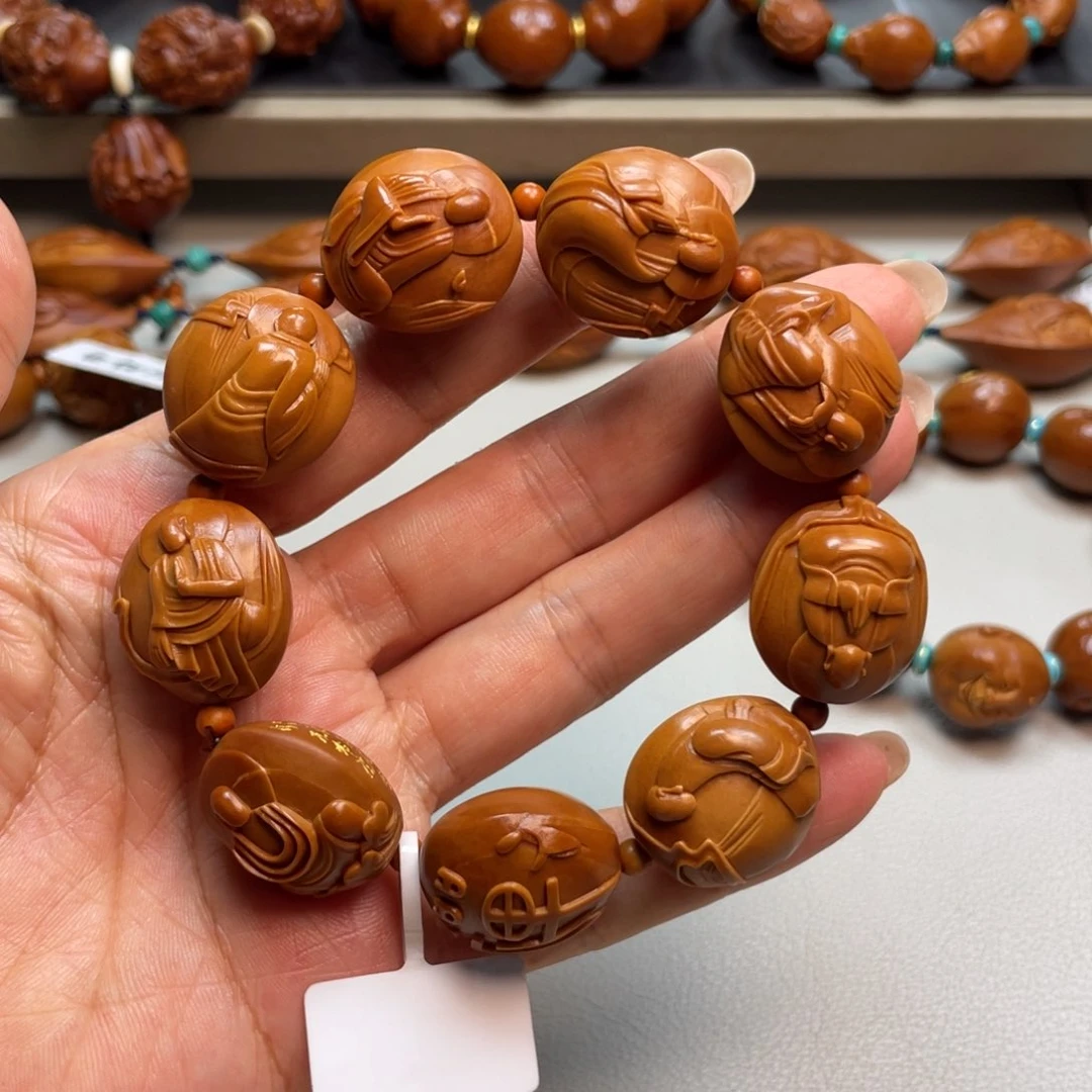 橄榄核吊坠预定老爷子无相