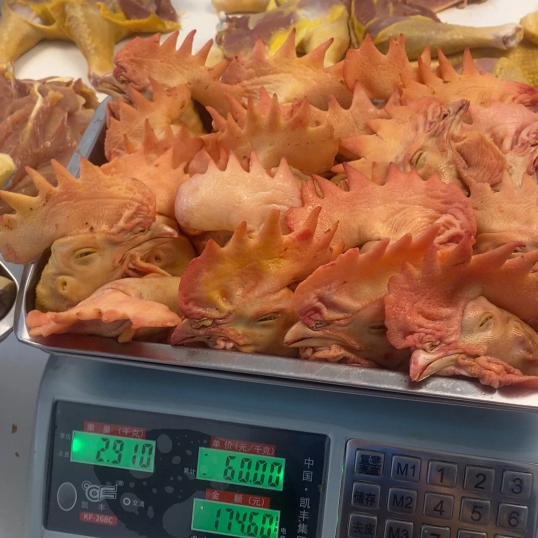 60天中国大陆包装鸡头