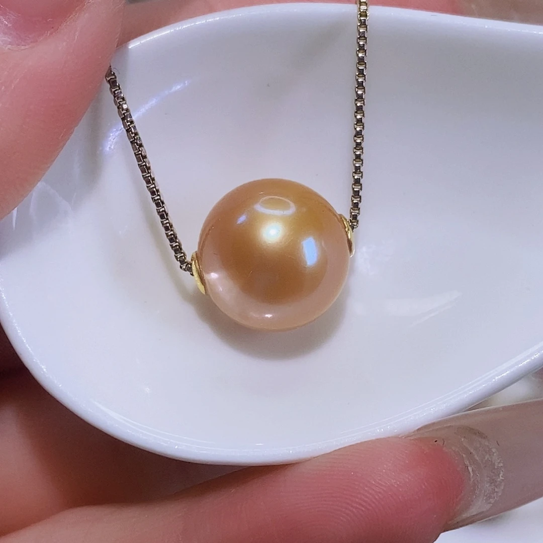 淡水珍珠颈饰银S925镶嵌