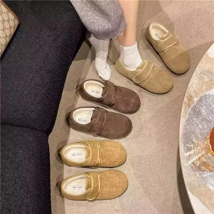 88新品乐福鞋时尚百搭博肯鞋厚底松糕鞋舒适百搭女单鞋