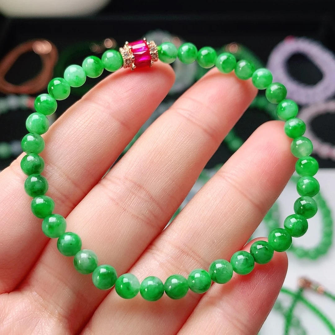 翡翠未镶嵌手链翡翠