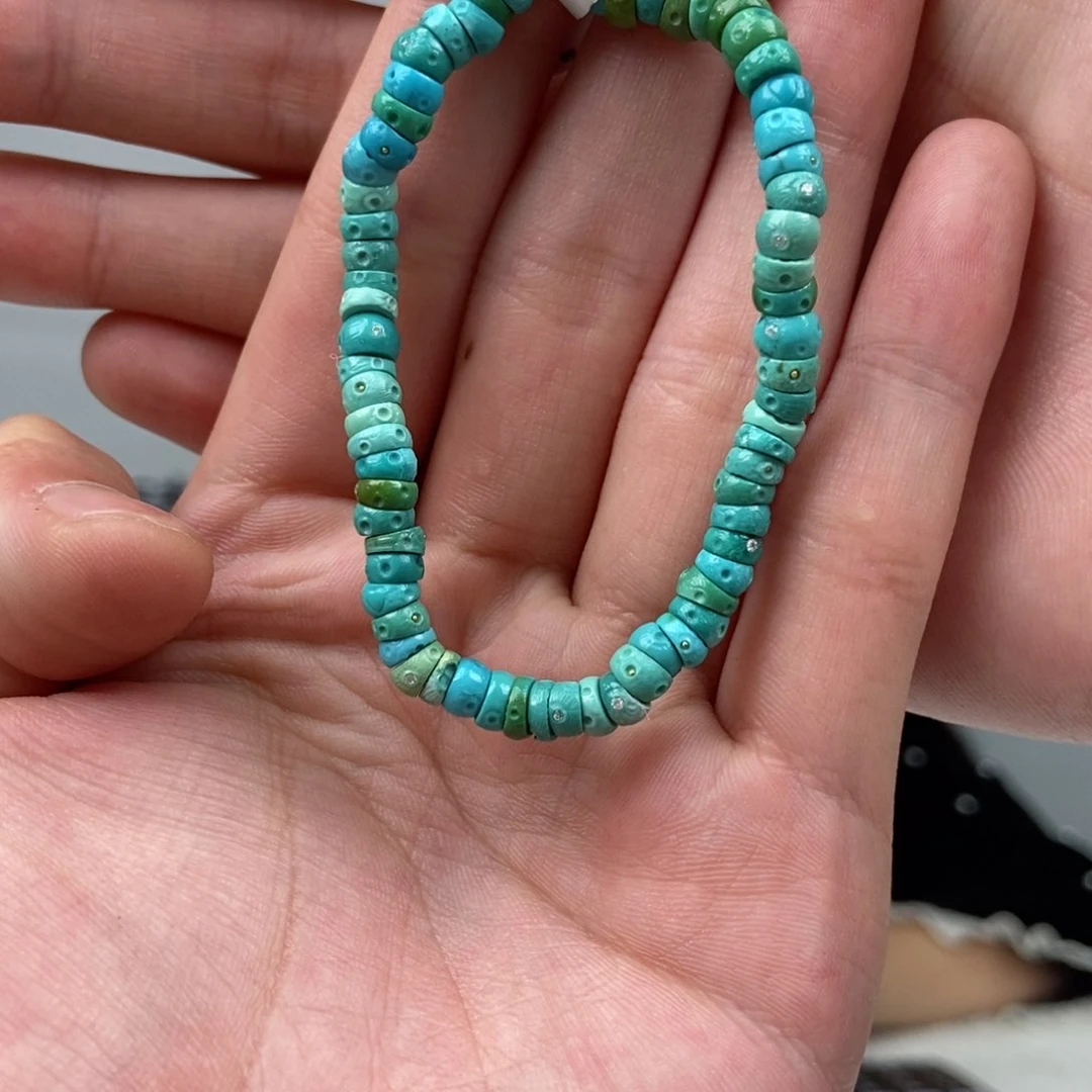 未镶嵌绿松石珠宝奇石