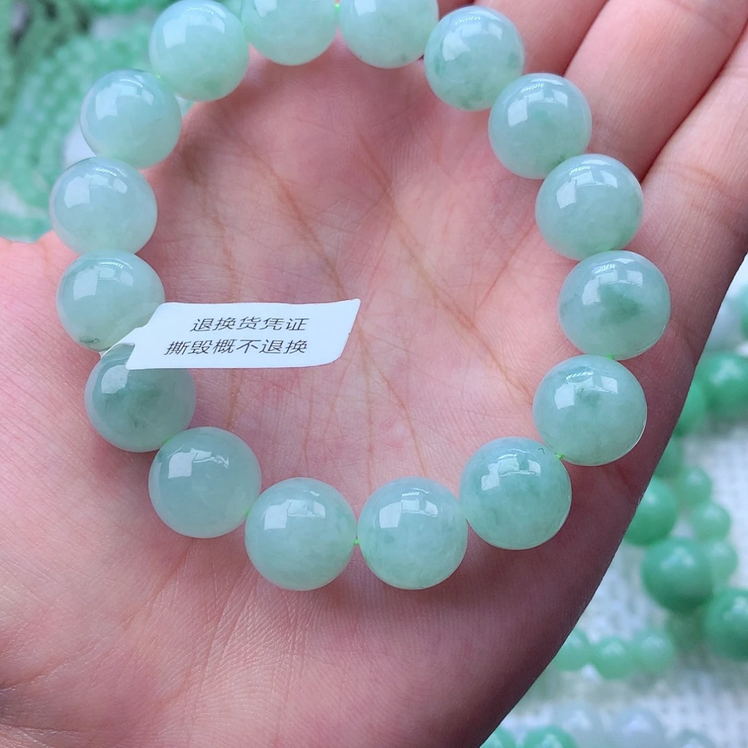 翡翠未镶嵌毛衣链卡12.8