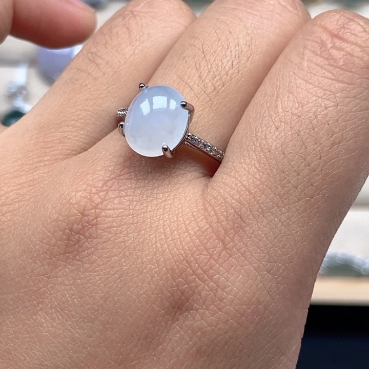 翡翠未镶嵌戒指戒指