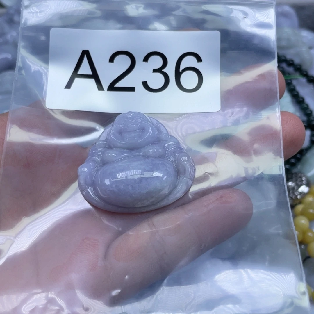 翡翠未镶嵌颈饰A236