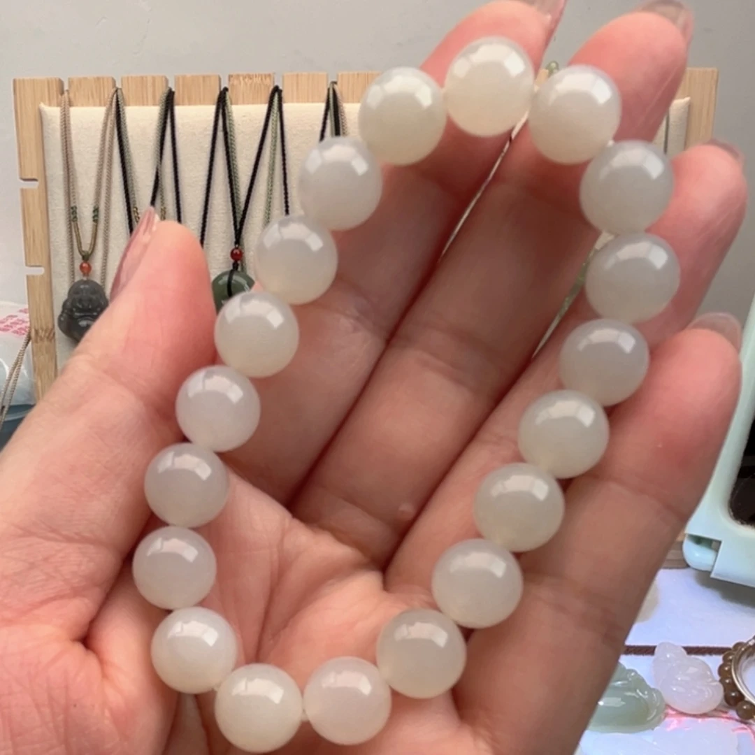 和田玉未镶嵌手链